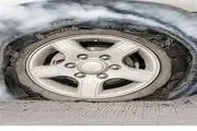هنگام ترکیدن لاستیک خودرو چه کنیم؟