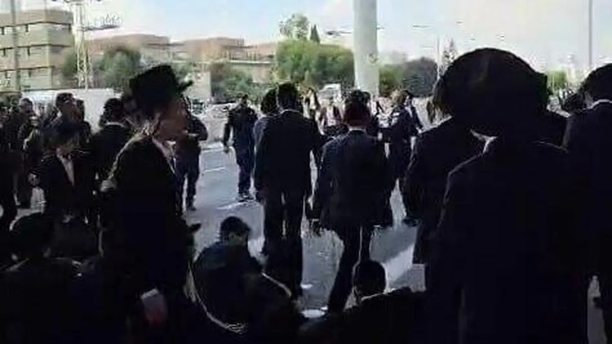 تظاهرات دوباره حریدی‌ها در سرزمین‌های اشغالی