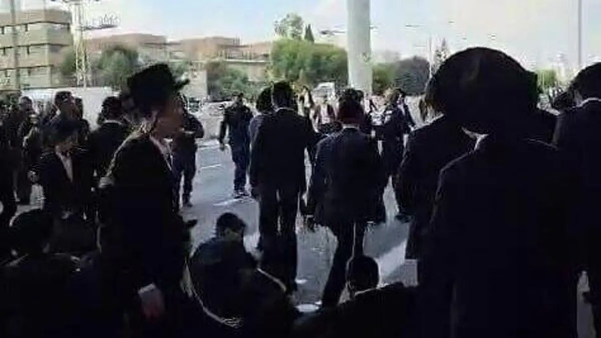 تظاهرات دوباره حریدی‌ها در سرزمین‌های اشغالی