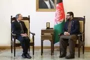 رایزنی مشاور امنیت ملی افغانستان با سفیر هند