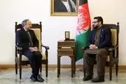 رایزنی مشاور امنیت ملی افغانستان با سفیر هند
