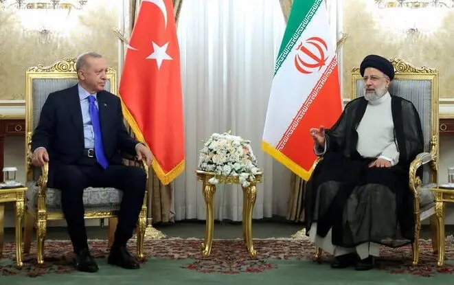 دیدار و گفتگوی دوجانبه رئیسی و اردوغان/گزارش تصویری