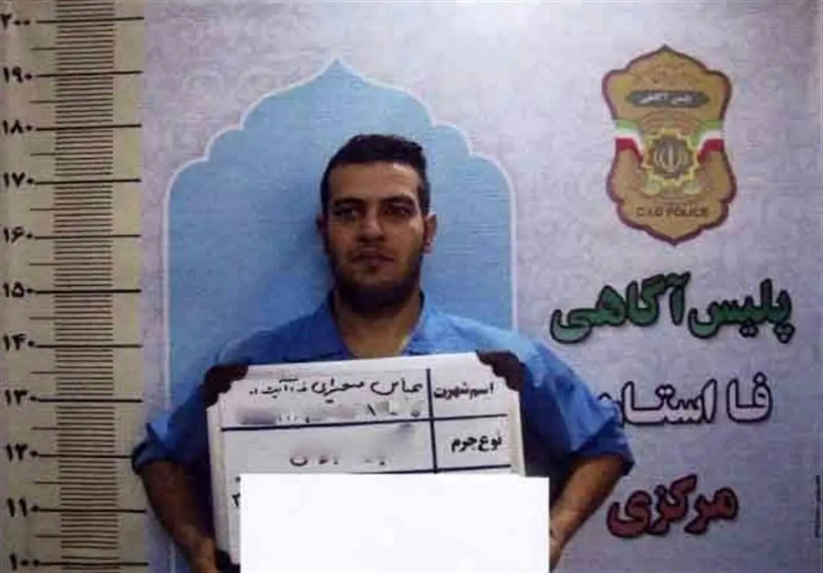 تصویر چهره قاتل حادثه مرگبار اراک جهت شناسایی مردمی منتشر شد+تصویر 