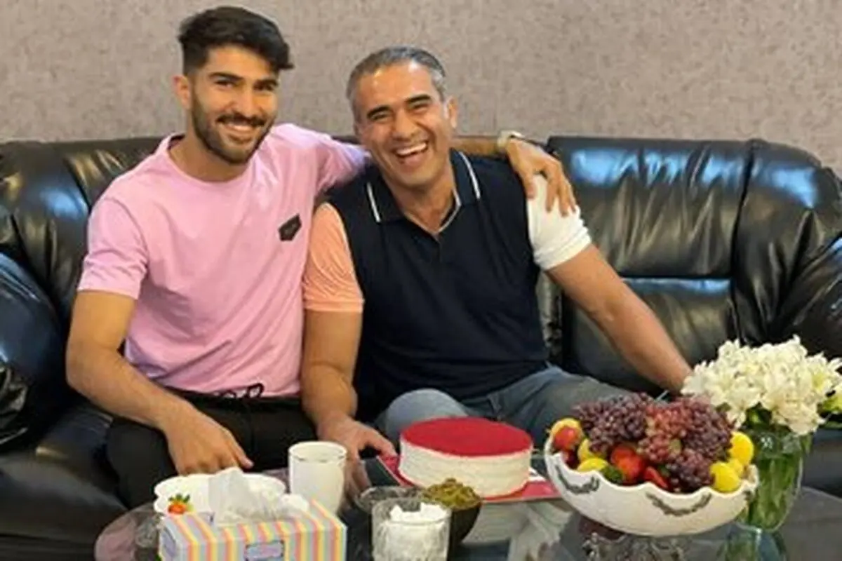 پیام احساسی احمدرضا عابدزاده برای تولد پسرش +عکس