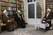 حضور نماینده رهبرانقلاب در بیت آیت الله مکارم و سبحانی