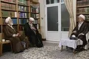 حضور نماینده رهبرانقلاب در بیت آیت الله مکارم و سبحانی