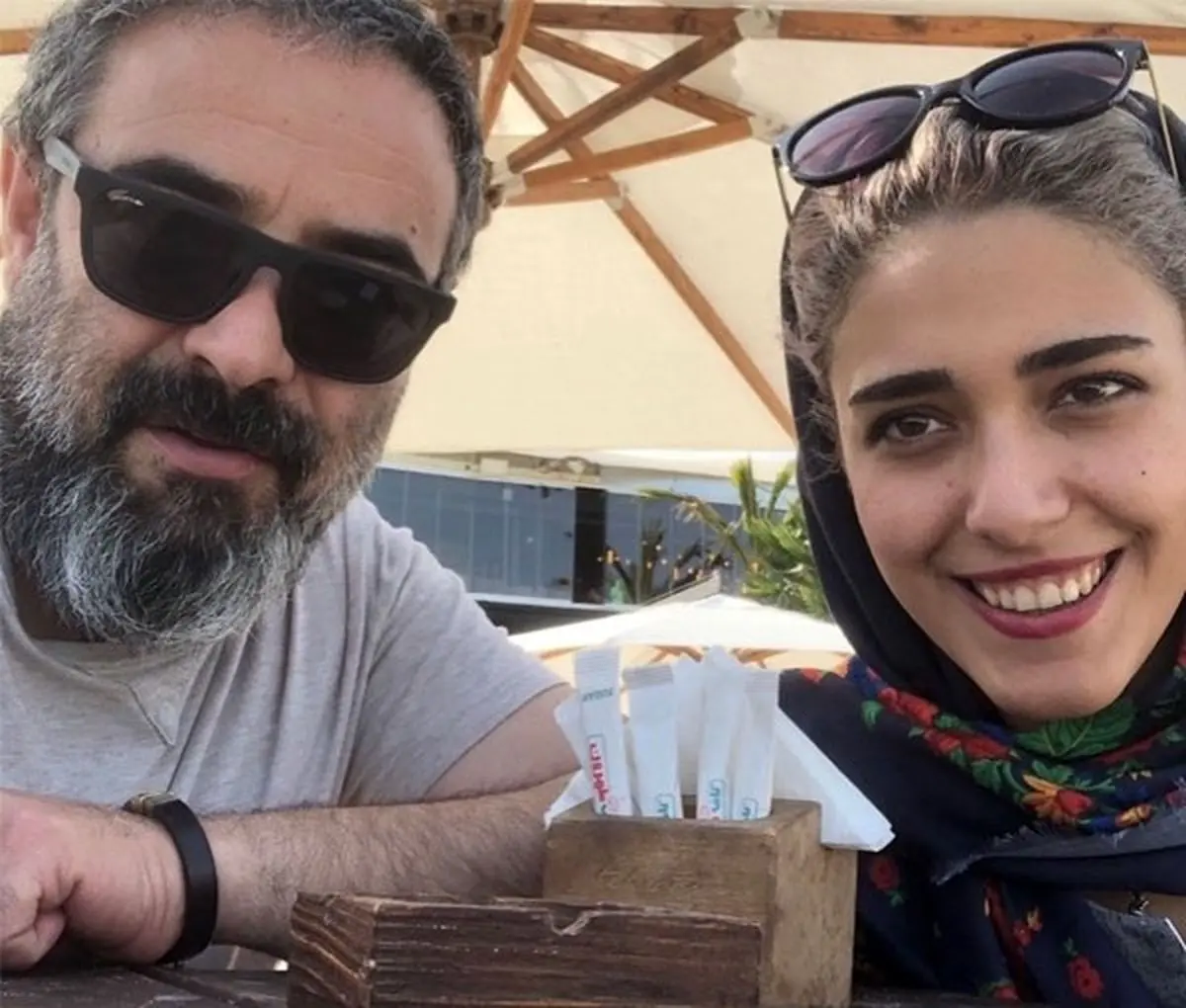 همسر جانِ حسن معجونی /عکس