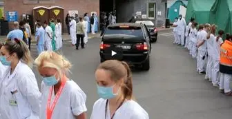 پشت کردن کادر درمان کرونا به نخست وزیر بلژیک 

