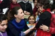 بشار اسد به دیدار زنان و کودکان آزاد شده از اسارت داعش رفت