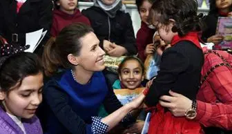 بشار اسد به دیدار زنان و کودکان آزاد شده از اسارت داعش رفت