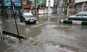 آب گرفتگی معابر در پایتخت