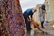 کاهش مصرف آب در خانه‌تکانی