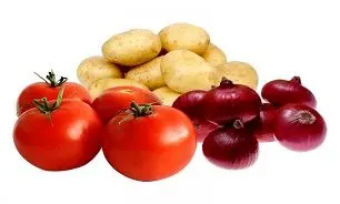 روند نزولی قیمت گوجه فرنگی و سیب زمینی در بازار