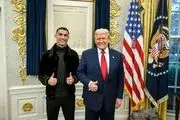 فوتبال بازی عجیب ترامپ با رونالدو در کاخ سفید+فیلم