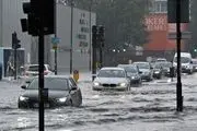 لندن در سیلاب فرو رفت