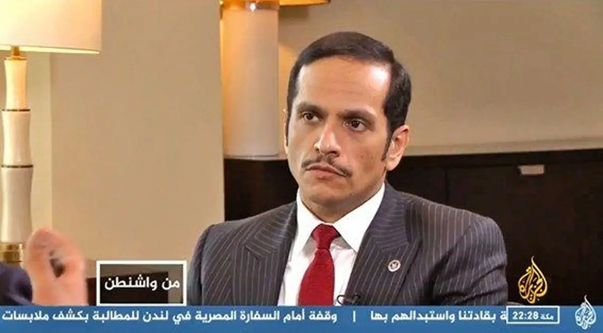 وزیرخارجه قطر نامهرسان شد