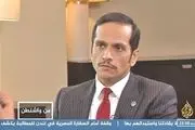 وزیرخارجه قطر نامه‌رسان شد
