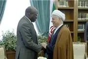  سفیر سنگال با هاشمی رفسنجانی دیدار و کفتگو کردند
