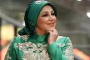عکس یادگاری خانم بازیگر در کنار استاد الهه قمشه ای
