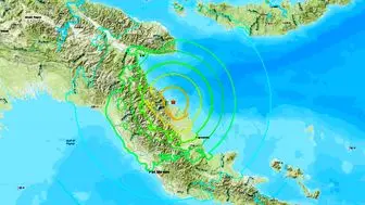 زلزله ۷ ریشتری در گینه نو و هشدار سونامی

