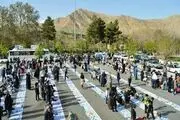 یک هزار و 500 متر نقاشی در ملایر کشیده شد+تصاویر
