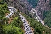 مسدودی ۲ روزه در محور هراز