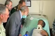 عیادت وزرای کشور و راه از مصدومان حادثه قطار مشهد-یزد 