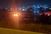 آتش زدن کامیون‌های حامل کمک‌های اردن به غزه توسط صهیونیست‌ها