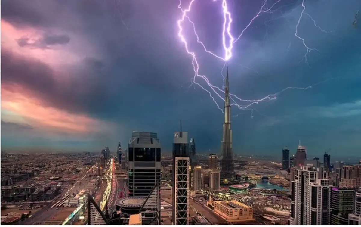 برج خلیفه هنوز از زلزله جنگ می‌لرزد