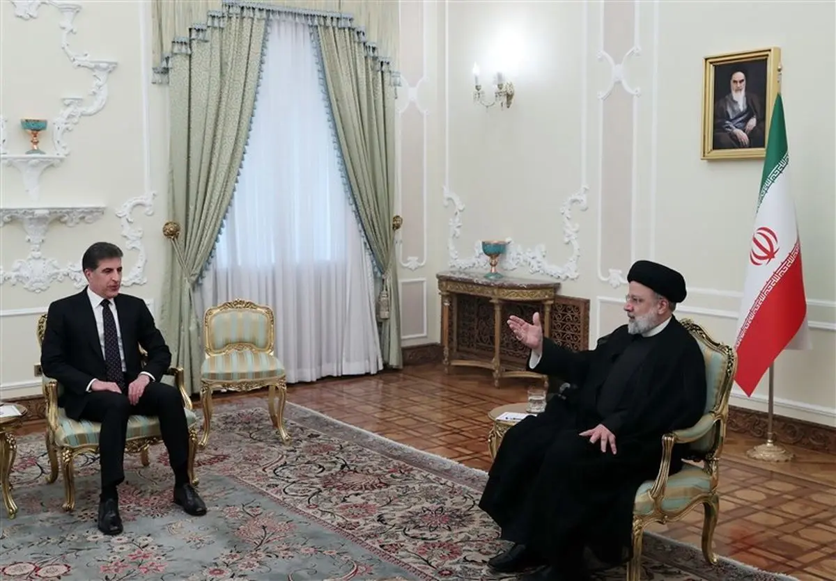 نچیروان بارزانی با رئیسی دیدار کرد