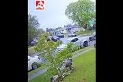 تصاویری از بازداشت خشن مهاجران در آمریکا