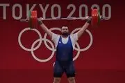 کسب مدال نقره در وزنه برداری توسط علی داودی+ فیلم