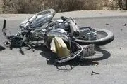تصادف موتورسیکلت با لودر سه کشته بر جا گذاشت