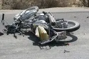تصادف موتورسیکلت با لودر سه کشته بر جا گذاشت