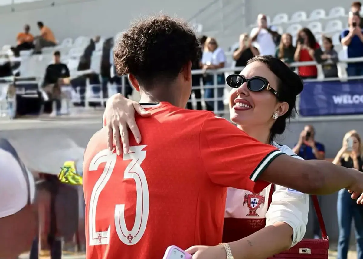 عشق جورجینا به کریستیانو جونیور