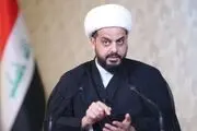 الخزعلی: ماکرون برای ابقای الکاظمی مداخله کرده است