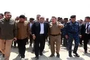 بازدید نخست وزیر عراق از محل انفجار انبار مهمات در جنوب بغداد