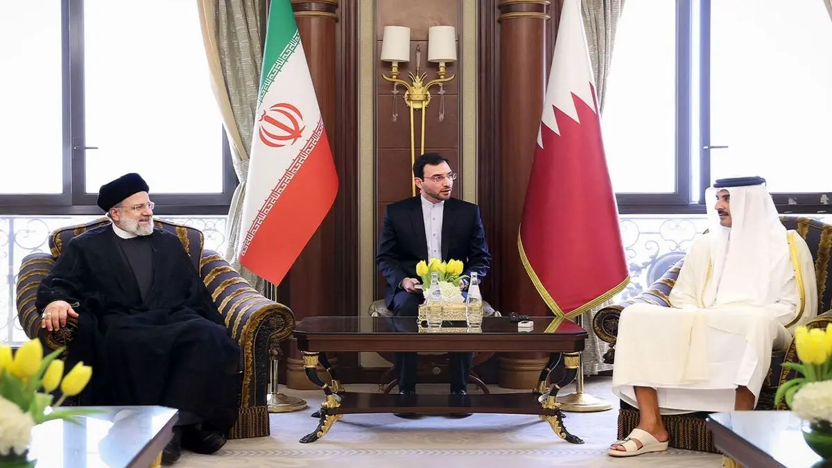 گفت و گوی رئیسی با امیر قطر