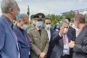 بازدید وزیر دفاع از سامانه پدافندی اس-۴۰۰ در نمایشگاه نظامی روسیه