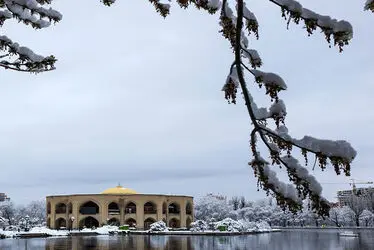 برف بهاری در تبریز