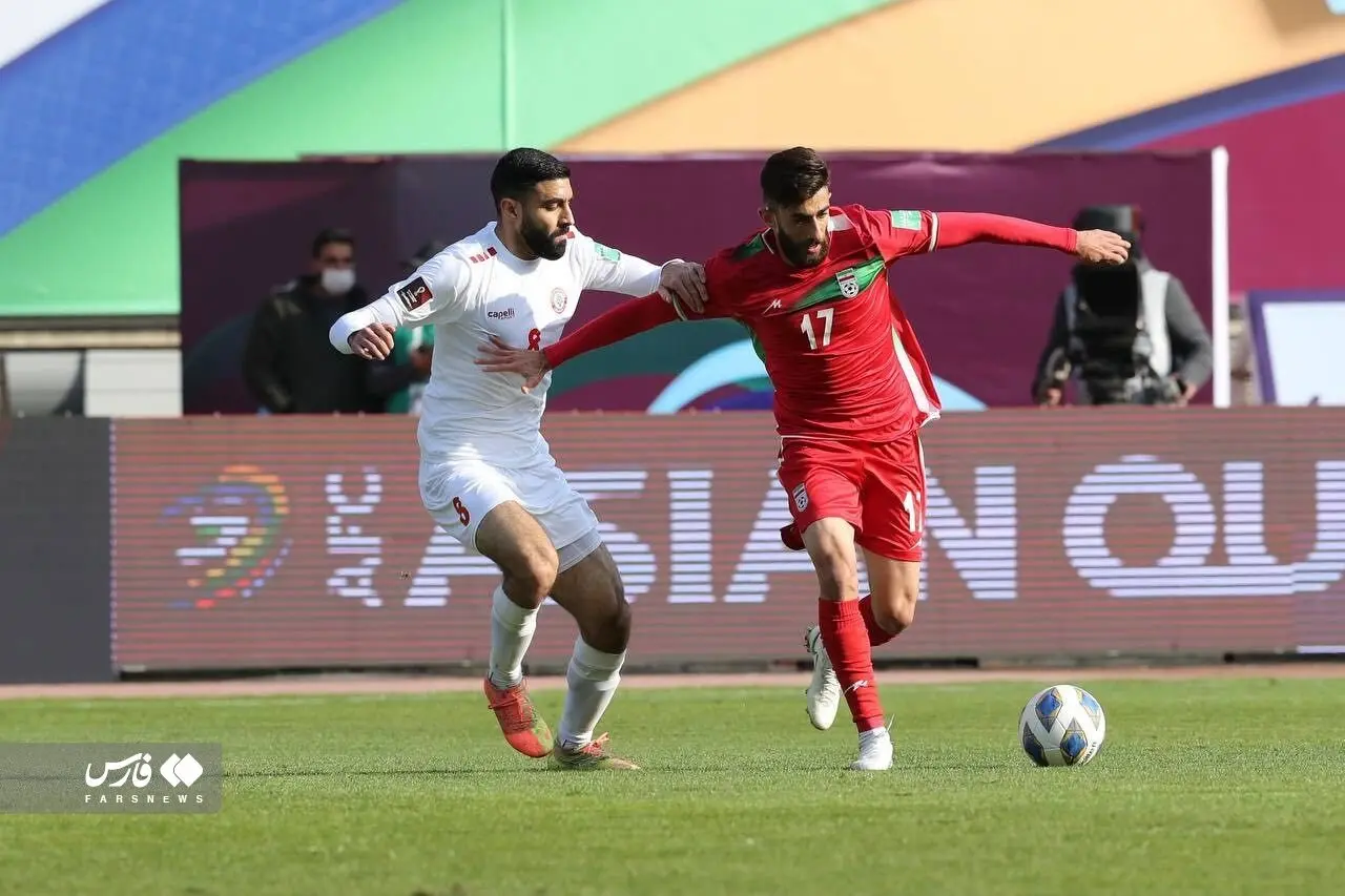 برد شیرین ایران مقابل لبنان/گزارش تصویری
