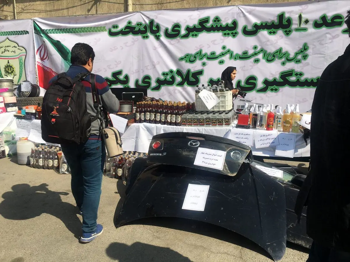 جدیدترین مکشوفات پلیس پیشگیری فرمانده انتظامی تهران در طرح رعد ۱۰