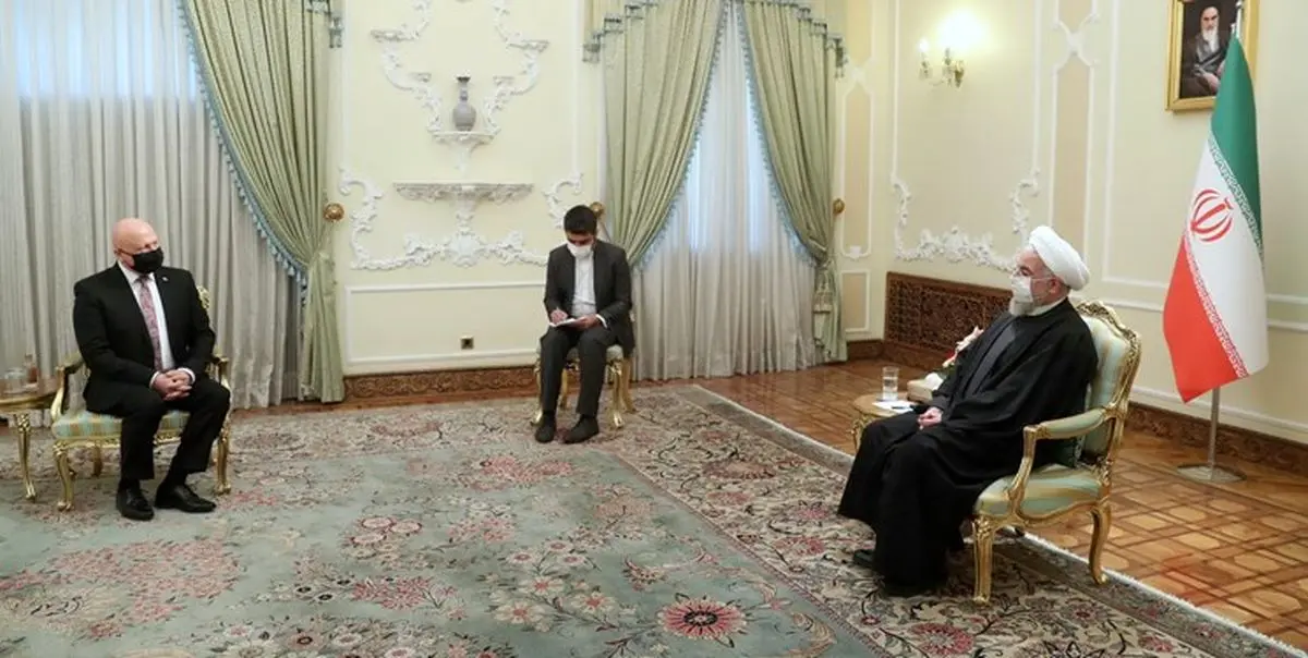 دریافت استوارنامه سفرای اسلواکی، رومانی، سنگال و غنا توسط روحانی