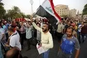 تظاهرات سکوت طرفداران مقتدی صدر در بغداد 