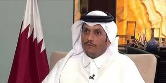 پیام وزیر خارجه قطر به ظریف