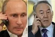 گفت‌وگوی تلفنی نظربایف و پوتین درمورد نشست «آستانه»