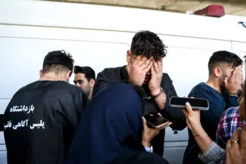 بازسازی صحنه زورگیری اتوبان صدر/ گزارش تصویری