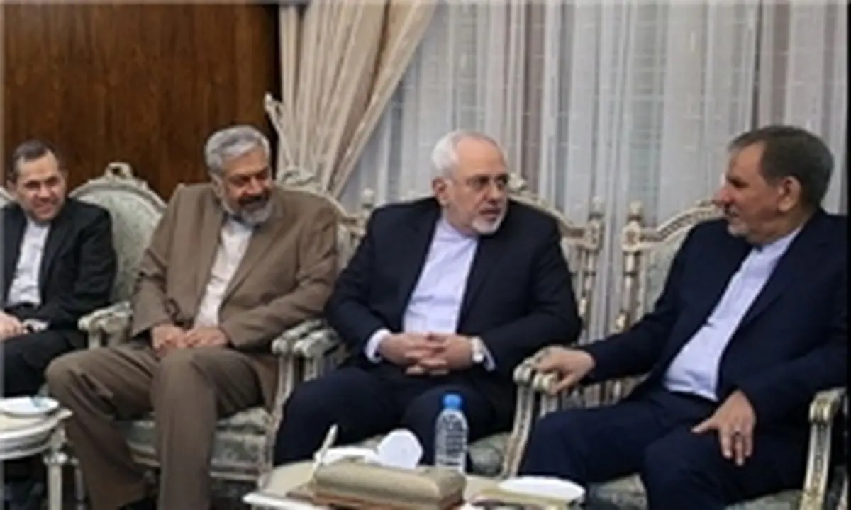 عیدانه معاون اول رئیس جمهور با برخی وزرا
