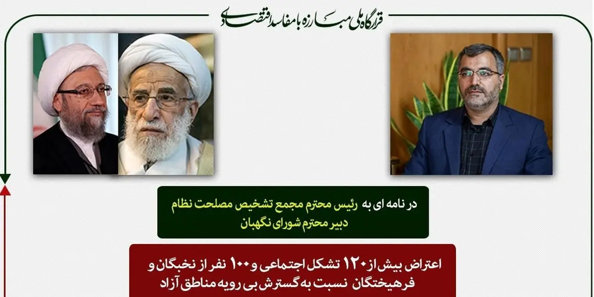 اعتراض پیش از ۱۲۰ تشکل اجتماعی و ۱۰۰ نفر از نخبگان و فرهیختگان و نسبت به گسترش بی رویه مناطق آزاد