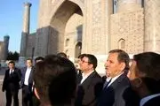 بازدید معاون اول رئیس جمهور از مراکز تاریخی باستانی شهر سمرقند 